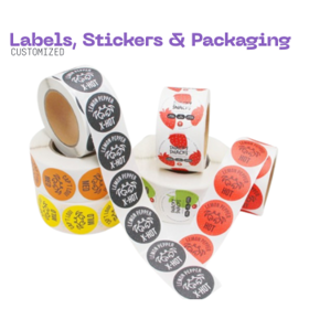 Labels, Stickers & Packaging