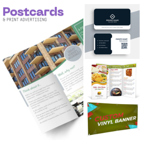 Postcards & Print Advertising