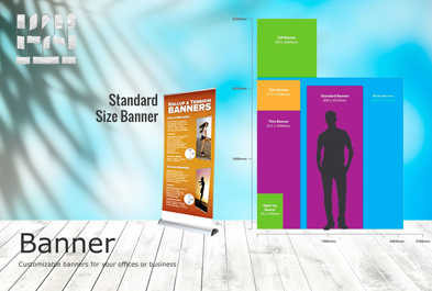 Custom Standard 2.6ft by 6.6ft - Panaflex Banner