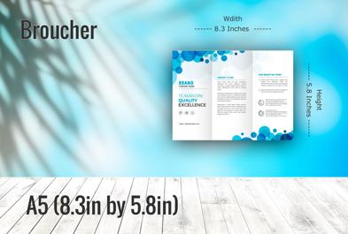 Custom A5 (8.3in by 5.8in) - Brochure