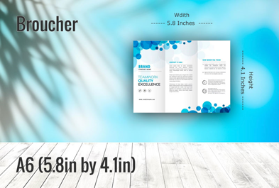 Custom A6 (5.8in by 4.1in) - Brochure