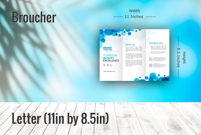 Custom Letter (11in by 8.5in) - Brochure