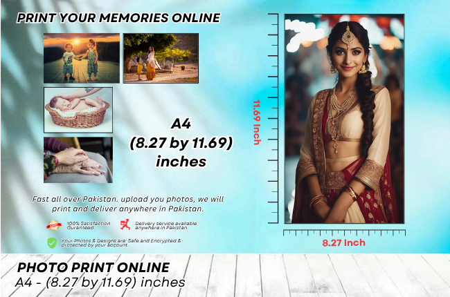 Affordable A4 (8.27 by 11.69) Inch Digital Photo Print Online Printing - A4 (8.27 by 11.69) Inch Digital Photo Print | GoPrint.pk