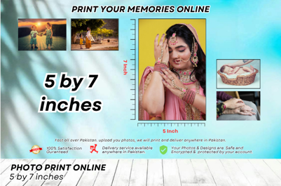 Custom Album Size (5 x 7) Inch - Digital Photo Print