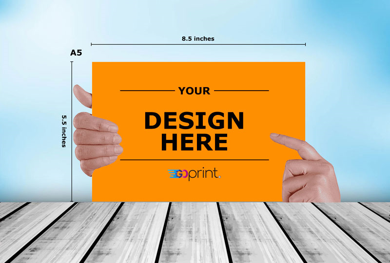Affordable A5 (8.5in x 5.5in) Flyer Online Printing - A5 (8.5in x 5.5in) Flyer | GoPrint.pk