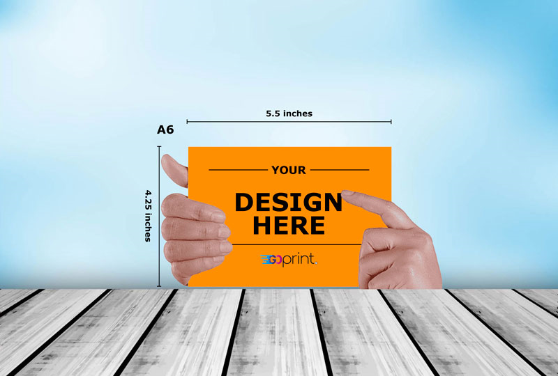 Affordable A6 (5.5in x 4.25in) Flyer Online Printing - A6 (5.5in x 4.25in) Flyer | GoPrint.pk