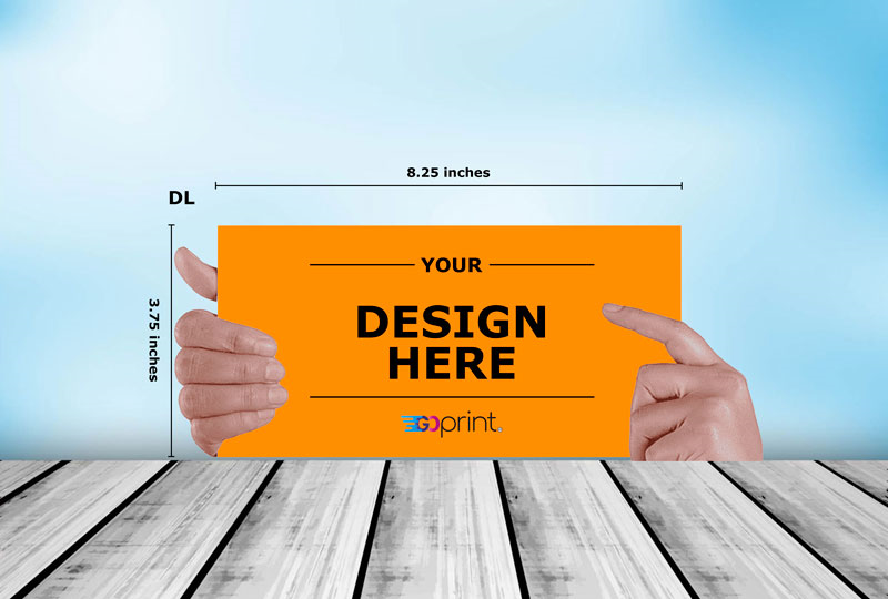 Affordable DL (8.25in x 3.75in) Flyer Online Printing - DL (8.25in x 3.75in) Flyer | GoPrint.pk