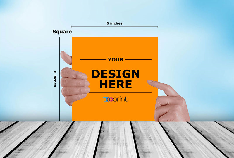 Affordable Square (6in x 6in) Flyer Online Printing - Square (6in x 6in) Flyer | GoPrint.pk
