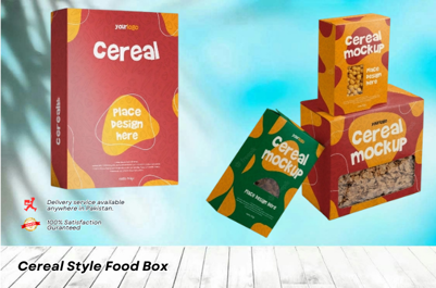 Custom Cereal Style - Food Box