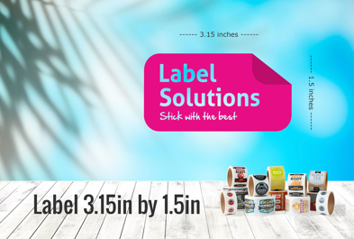 Custom 3.15in by 1.5in - Label