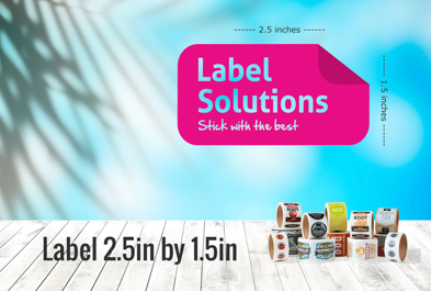 Custom Label 2.5in by 1.5in - Label