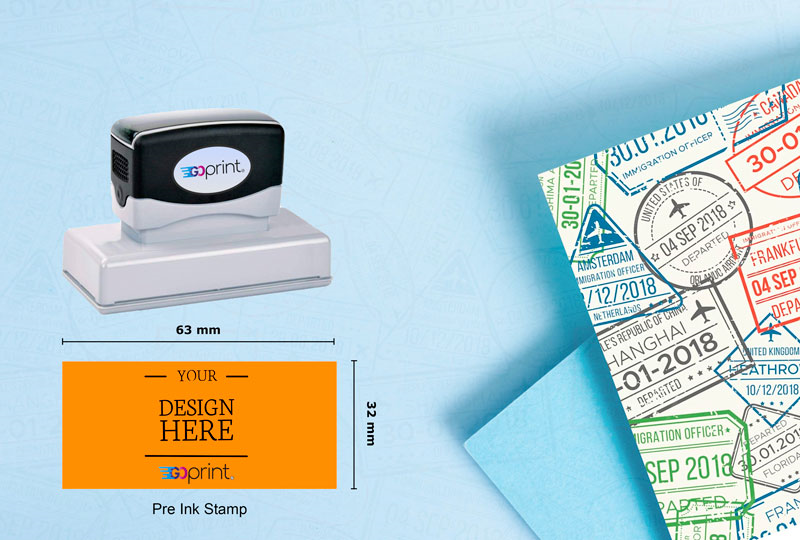Affordable Large (63mm x 32mm) Stamp Online Printing - Large (63mm x 32mm) Stamp | GoPrint.pk