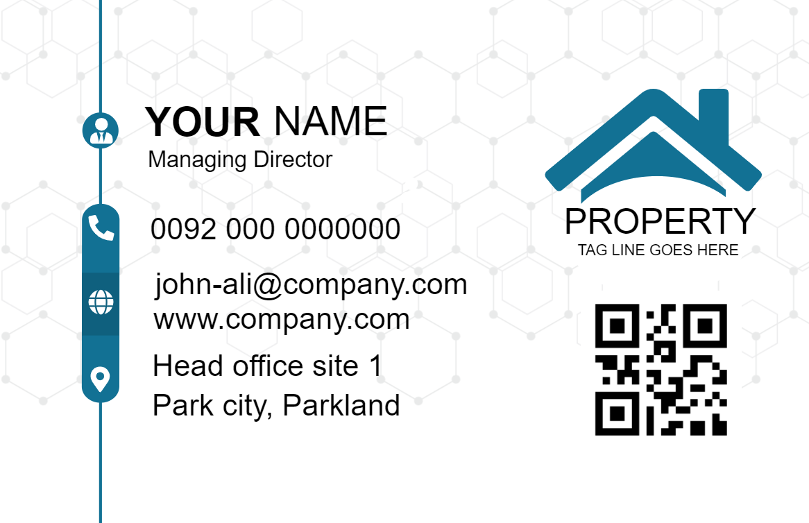 print online Real Estate Business Card